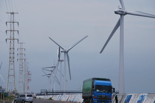 神栖市の風車