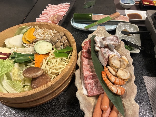 さくらさくら温泉の夕食