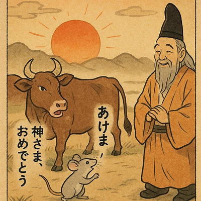 十二支の由来　牛