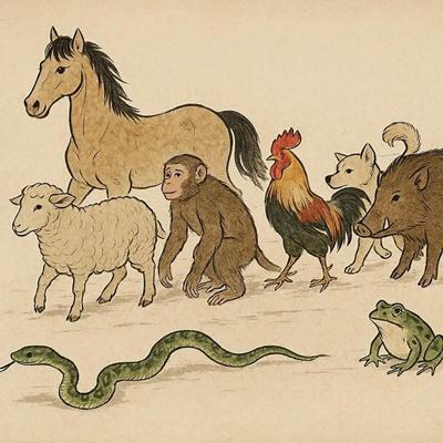 十二支の由来　馬