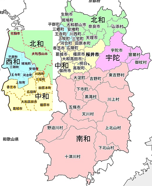 �ޗǌ��̒n�}