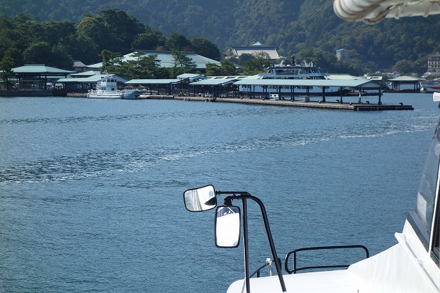 広島から宮島へのフェリー